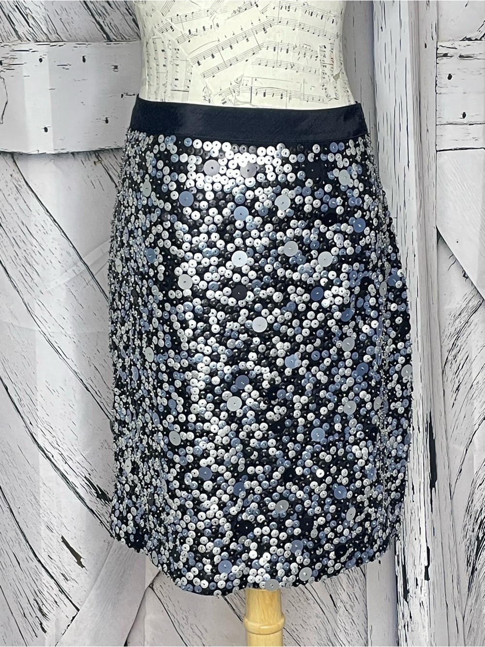 W by Worth sequin evening mini skirt 4